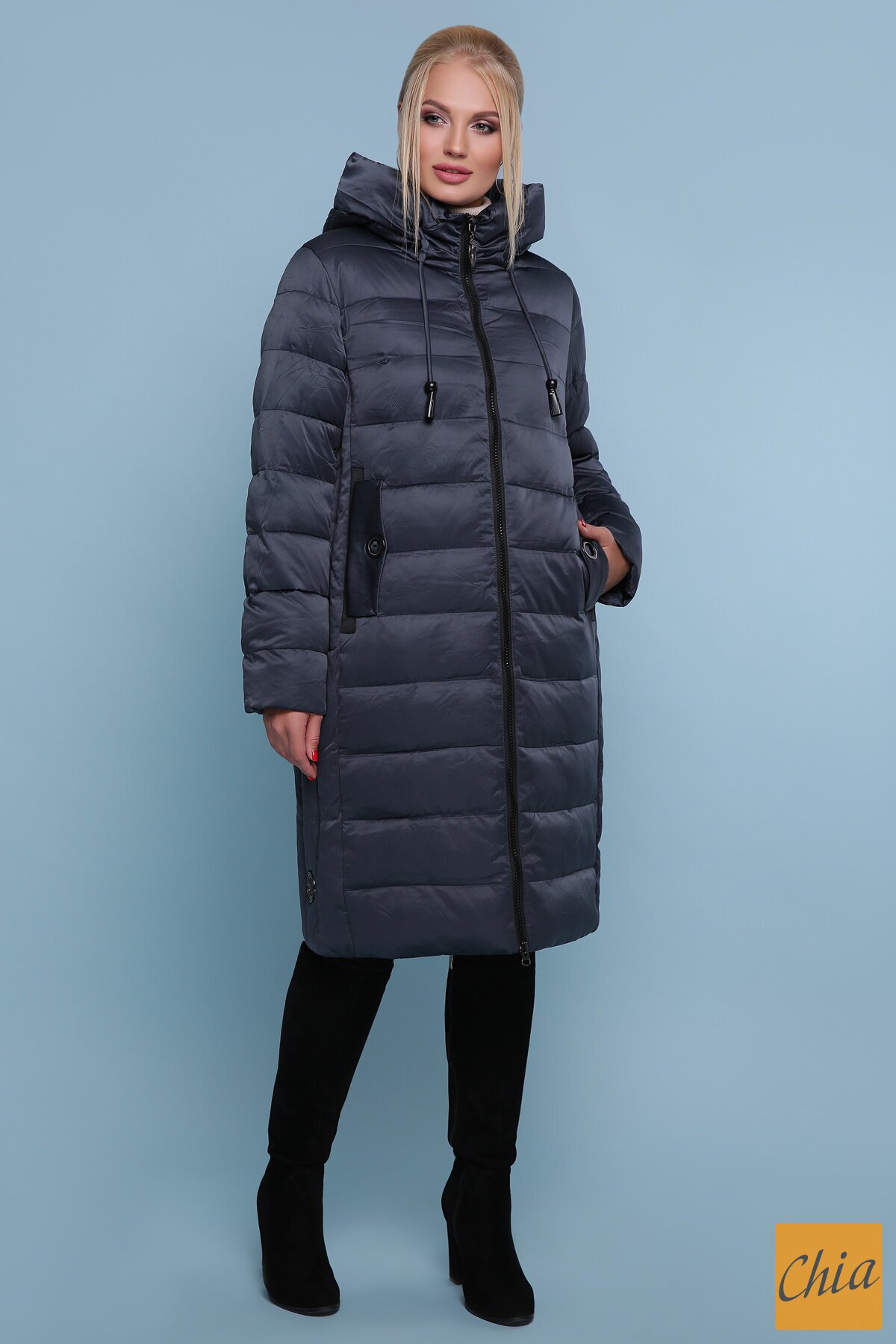 Куртка 18-197-Б серо-синий