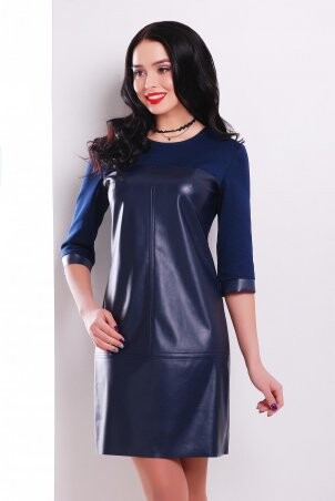MarSe: Платье 1707 темно-синий - фото 1