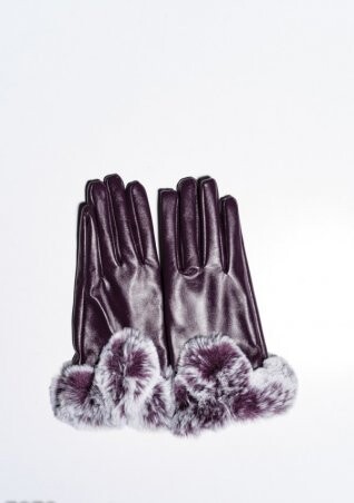 ISSA PLUS: Женские перчатки 7879_фиолетовый - фото 1