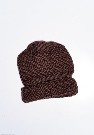 ISSA PLUS: Женские шапки 7930_коричневый - фото 1