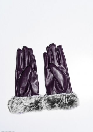 ISSA PLUS: Женские перчатки 7878_фиолетовый - фото 2