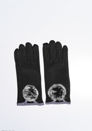 ISSA PLUS: Женские перчатки 7890_черный - фото 1