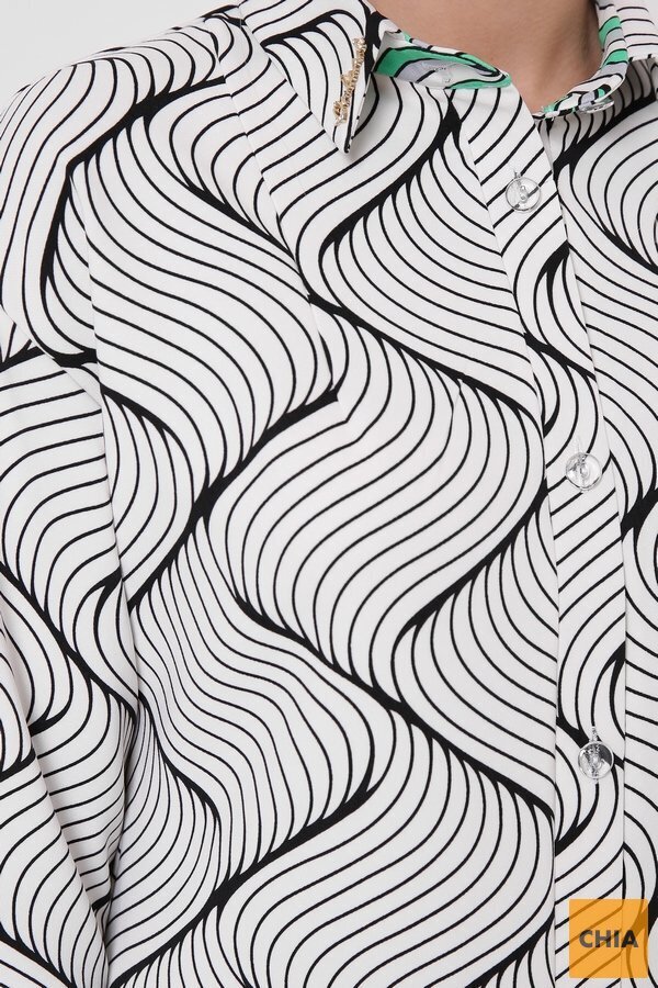 Платье-рубашка Сати фьюжн Зеленый