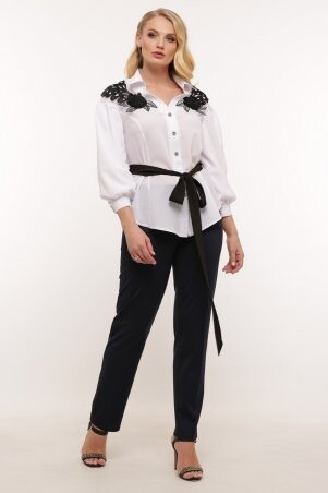 Vlavi: Блуза нарядная Франческа белая 1273 - фото 1