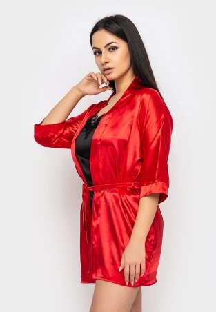 GHAZEL: Элегантный Домашний Шелковый Халат 17111-05/8 - фото 2