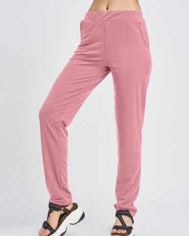 ISSA PLUS: Спортивные штаны 10334_розовый - фото 1