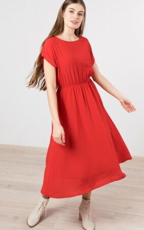 MR520: Платье короткими рукавами MR 229 2548 0320 Red - фото 1