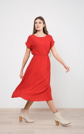 MR520: Платье короткими рукавами MR 229 2548 0320 Red - фото 2