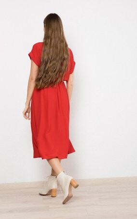 MR520: Платье короткими рукавами MR 229 2548 0320 Red - фото 3
