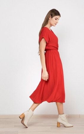 MR520: Платье короткими рукавами MR 229 2548 0320 Red - фото 4