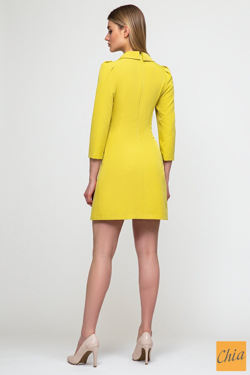 Платье-жакет с рукавом 3/4 и шнуровкой на юбке Милена