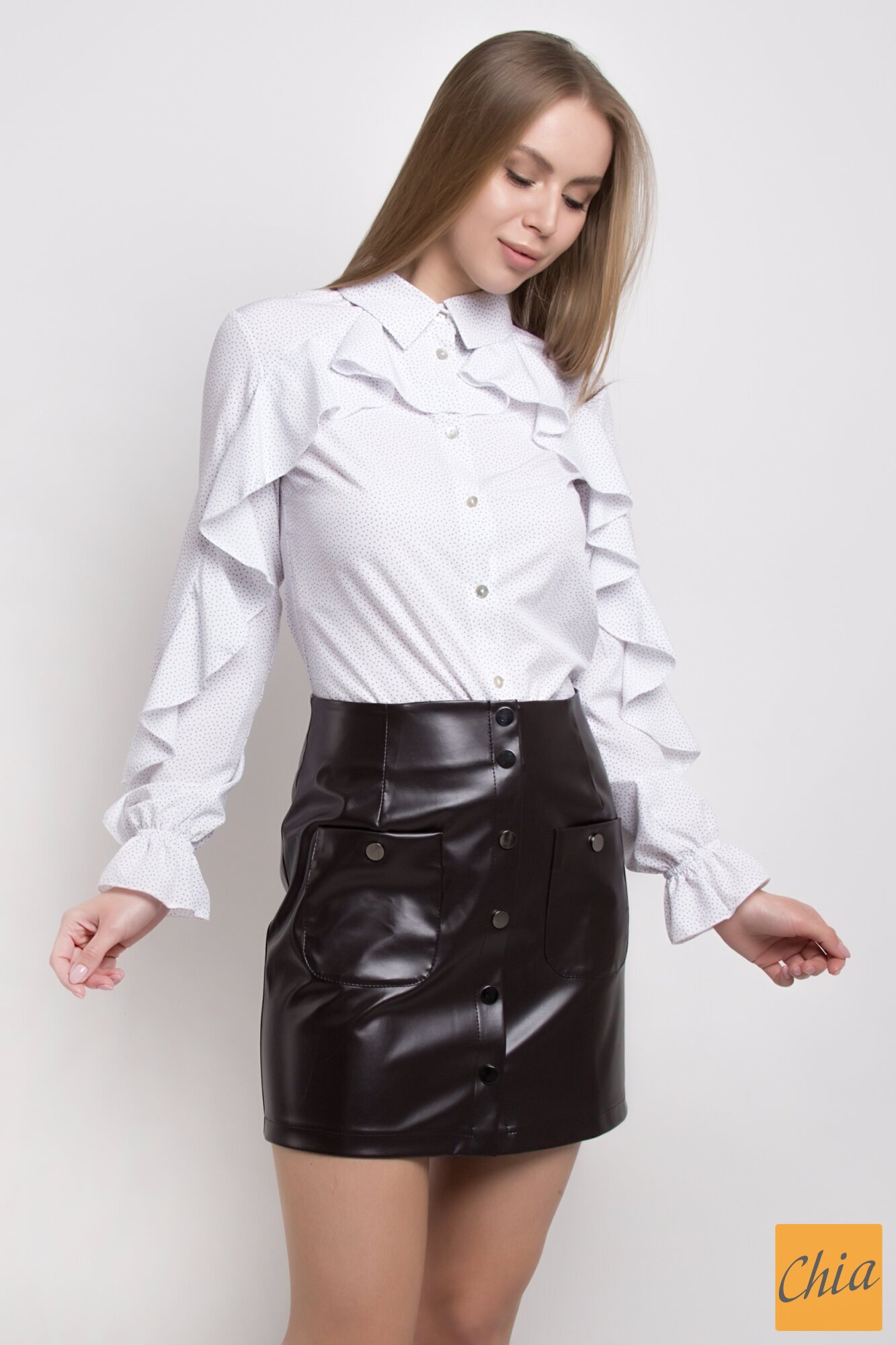 Блузка Snow_горох