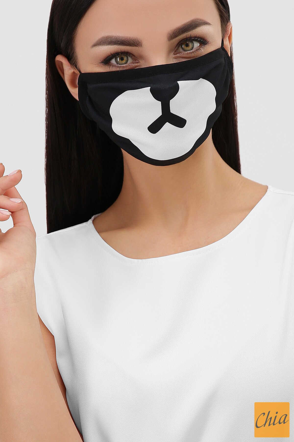 Принт 19 Маска №6-П черный