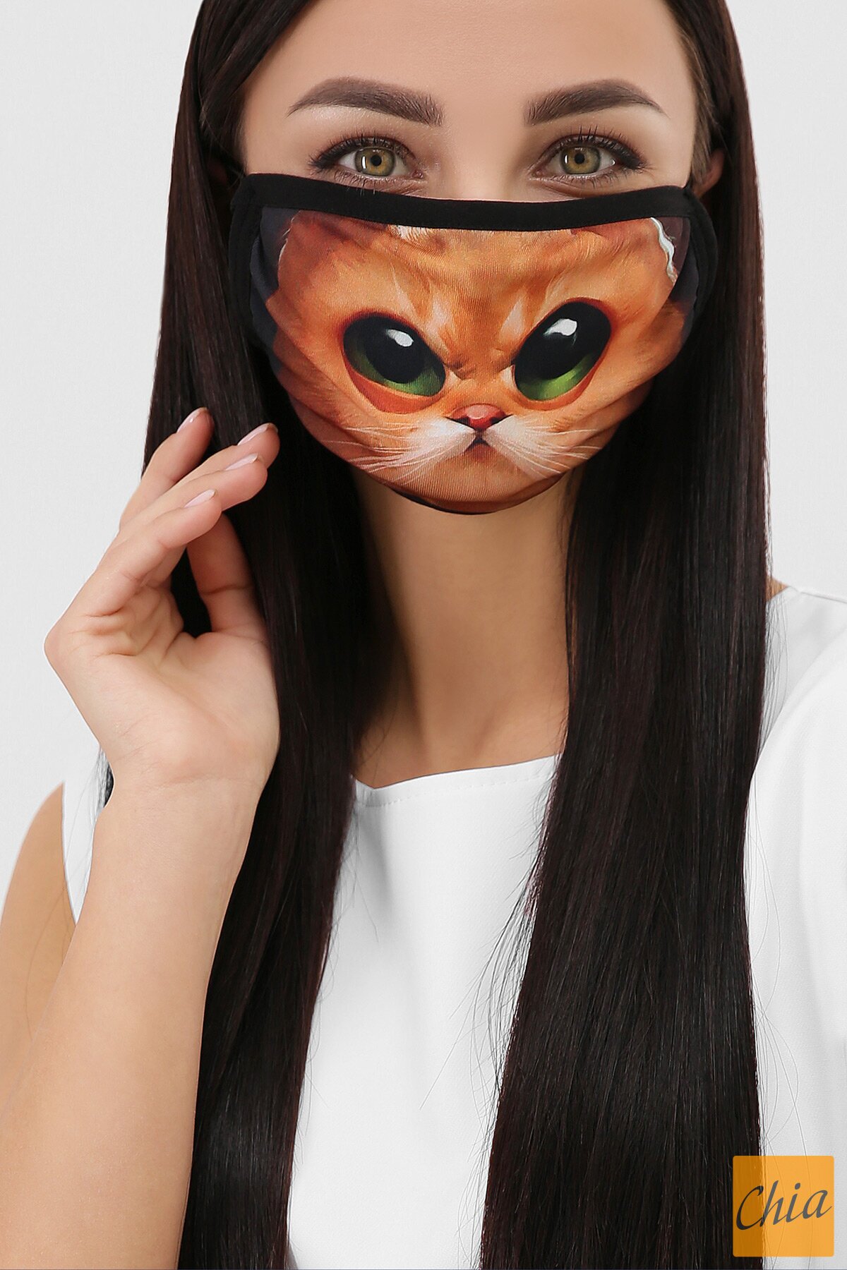 Принт 10 Маска №6-П черный