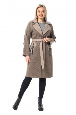 Vicco: Женское пальто LUCKY цвет capuchino 2447 - фото 1