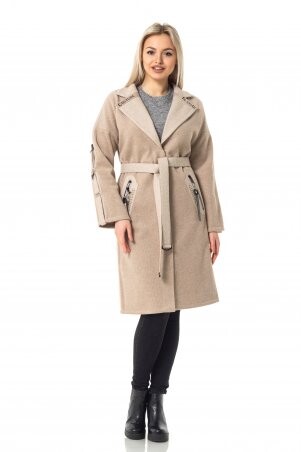 Vicco: Женское пальто LUCKY цвет бежевый 2446 - фото 1