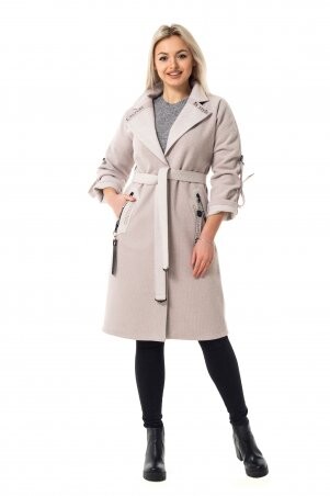 Vicco: Женское пальто LUCKY цвет пудра 2445 - фото 1