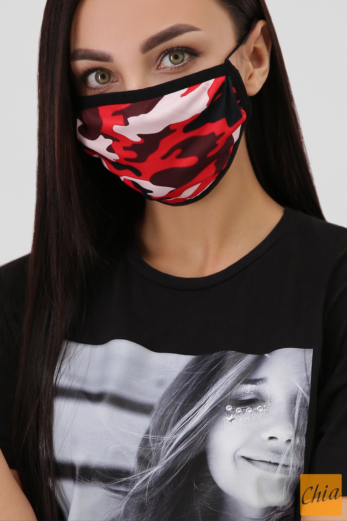 Принт 2 Маска №6-П черный