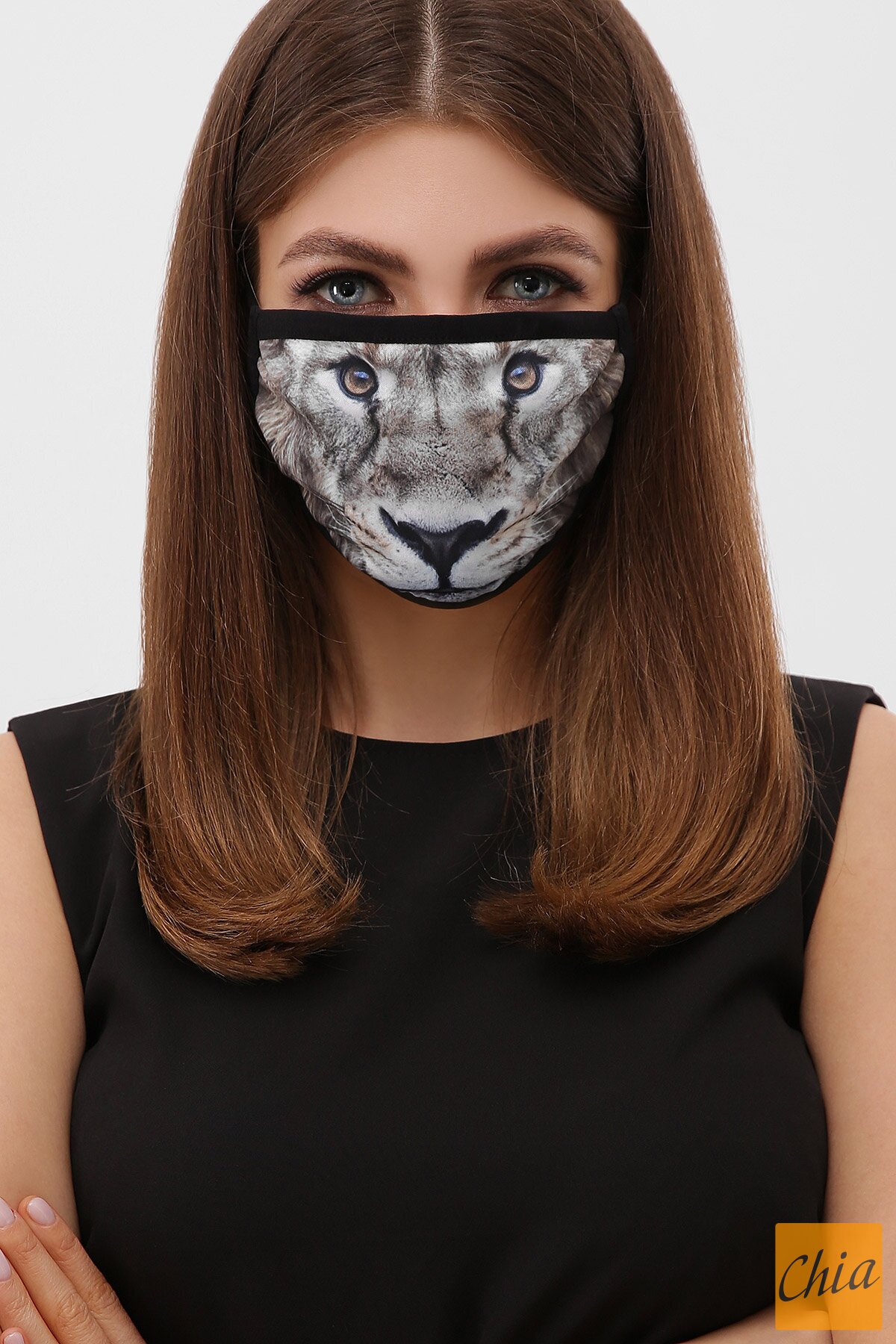 Принт 44 Маска №6-П черный