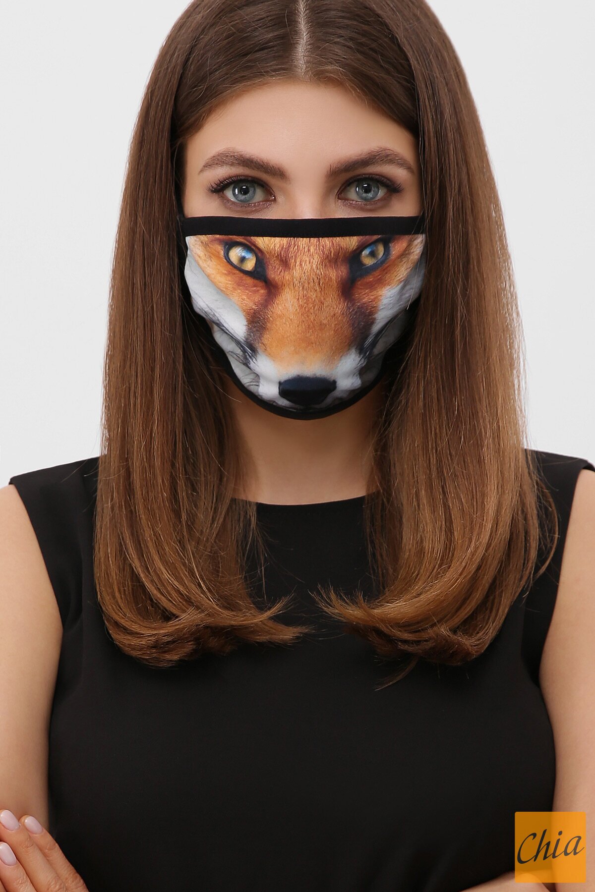 Принт 43 Маска №6-П черный