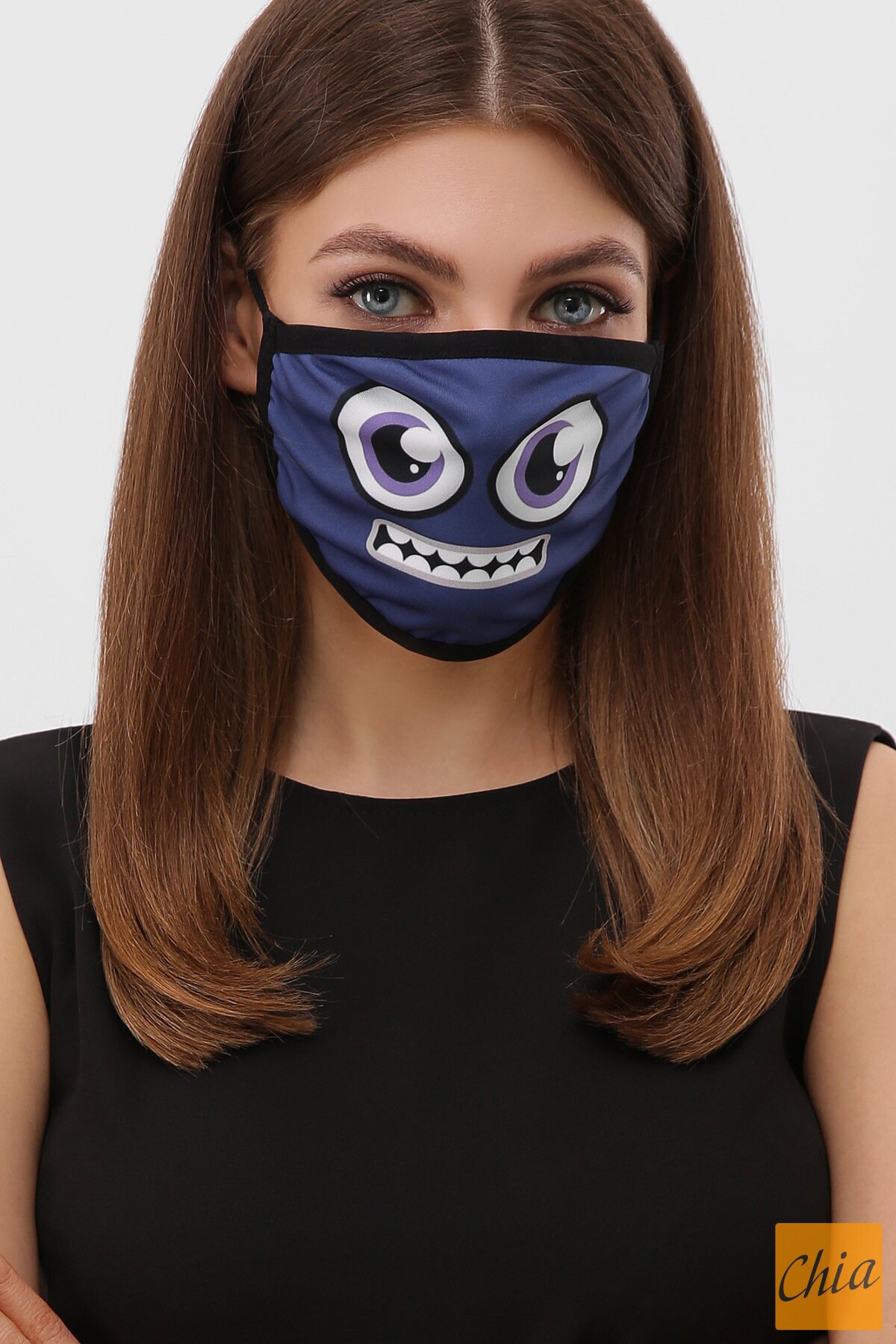 Принт 25 Маска №6-П черный