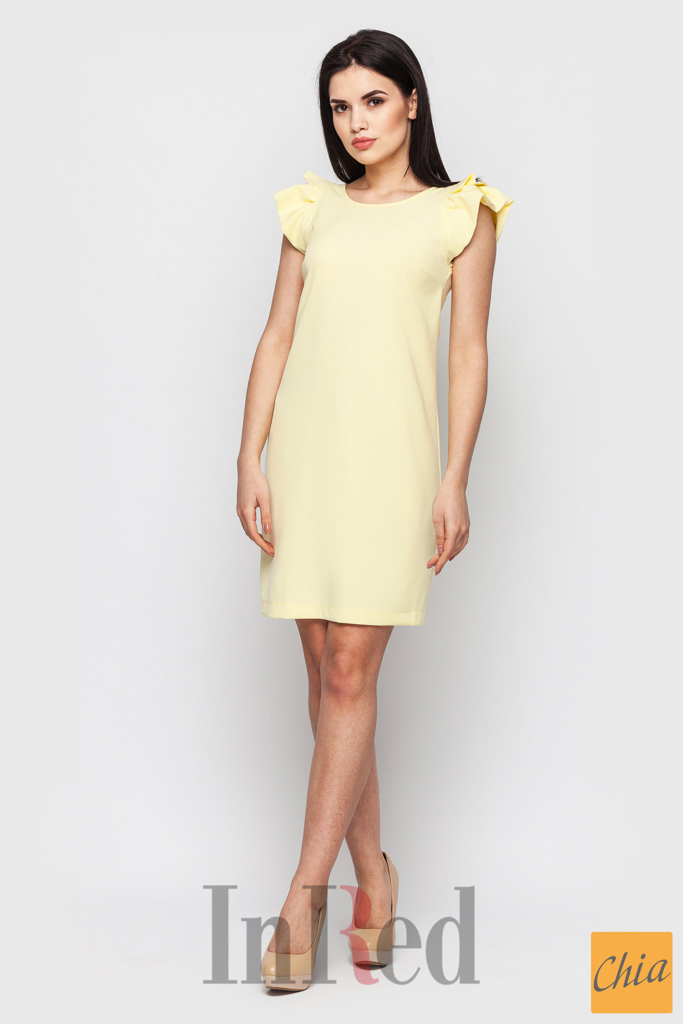 Платье "KRISTIN" желтое