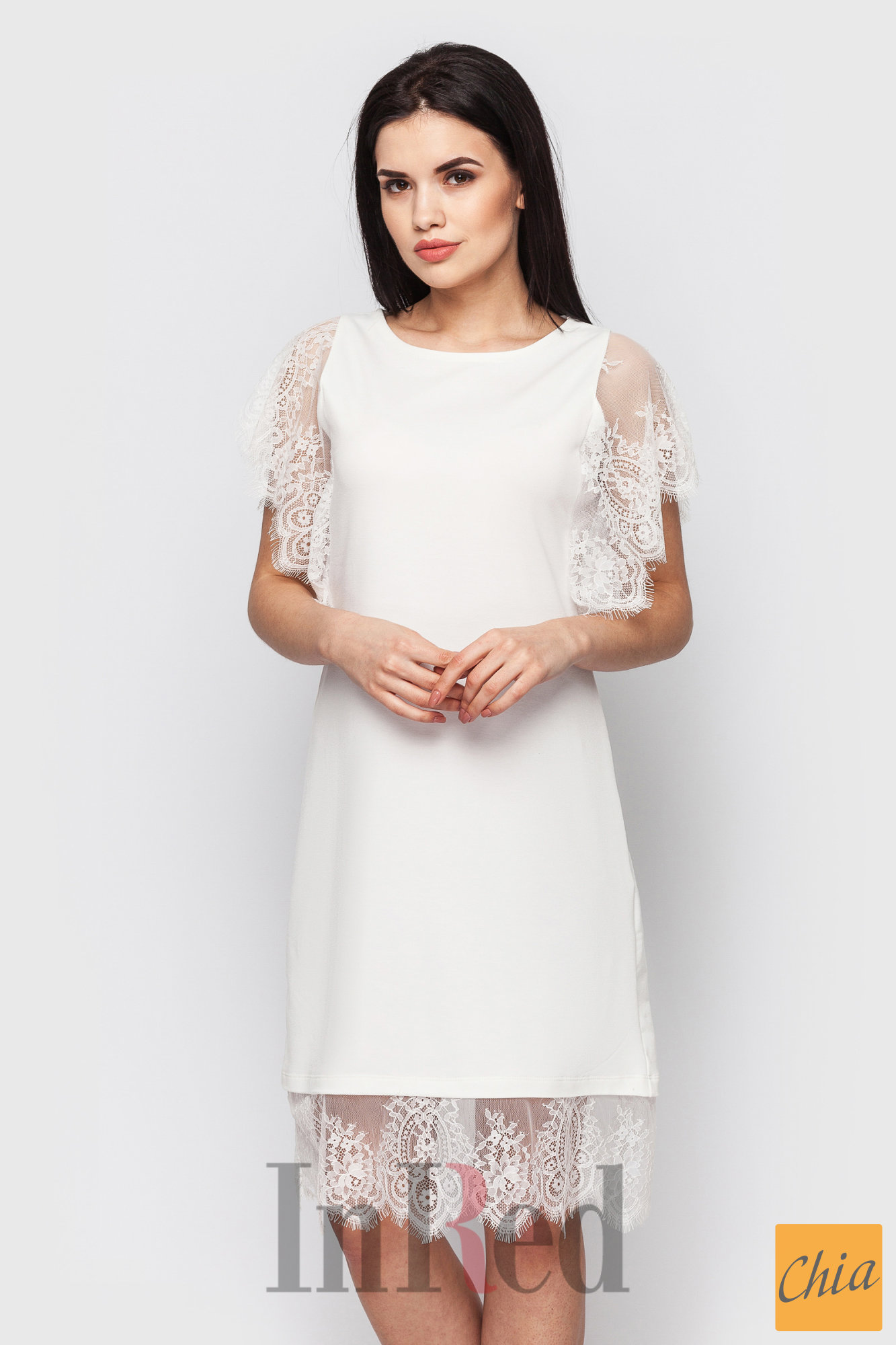 Платье "LAMODE" молочное