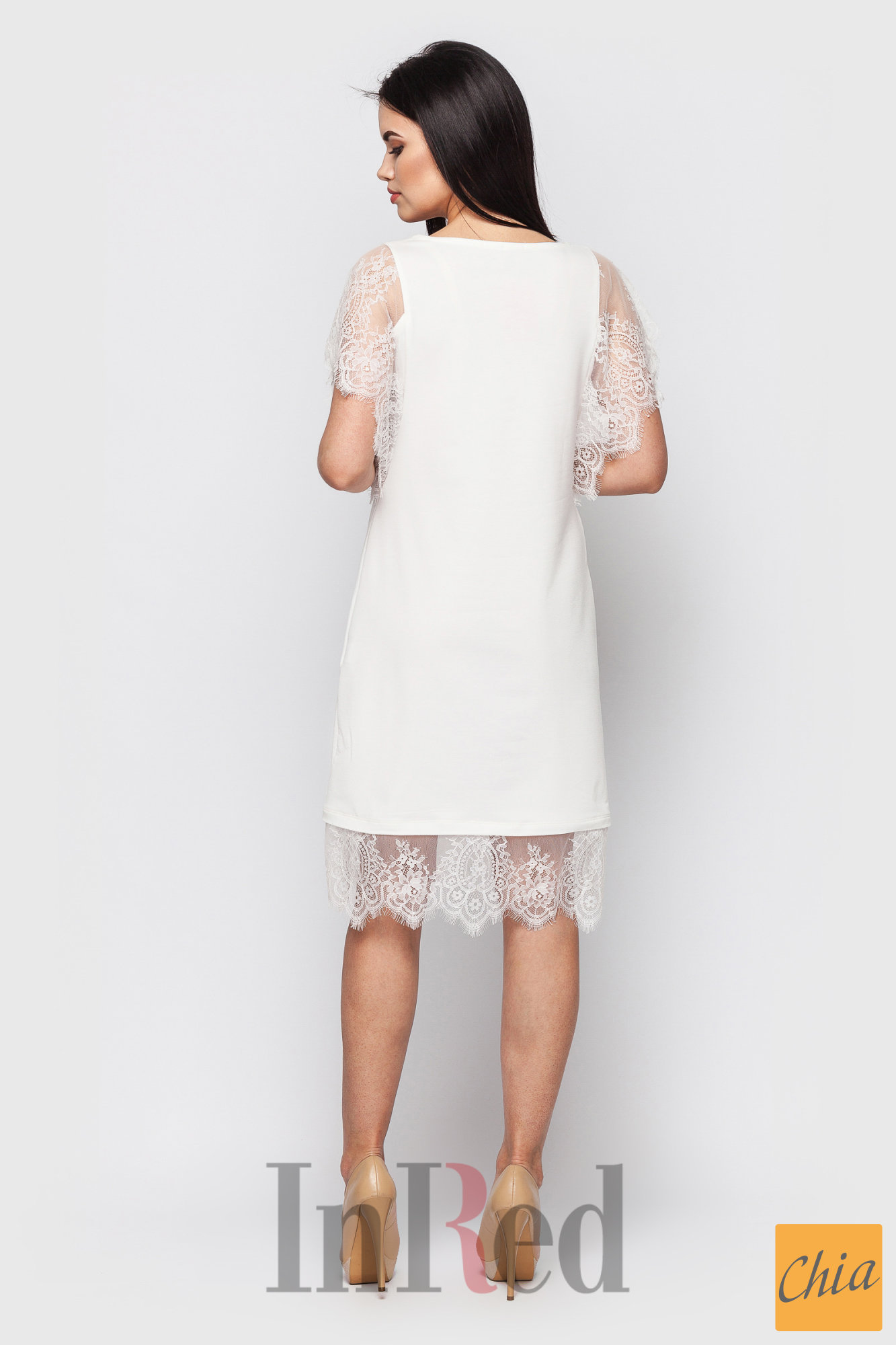 Платье "LAMODE" молочное