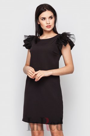 InRed: Платье "KRISTINA" черное 7419 - фото 1