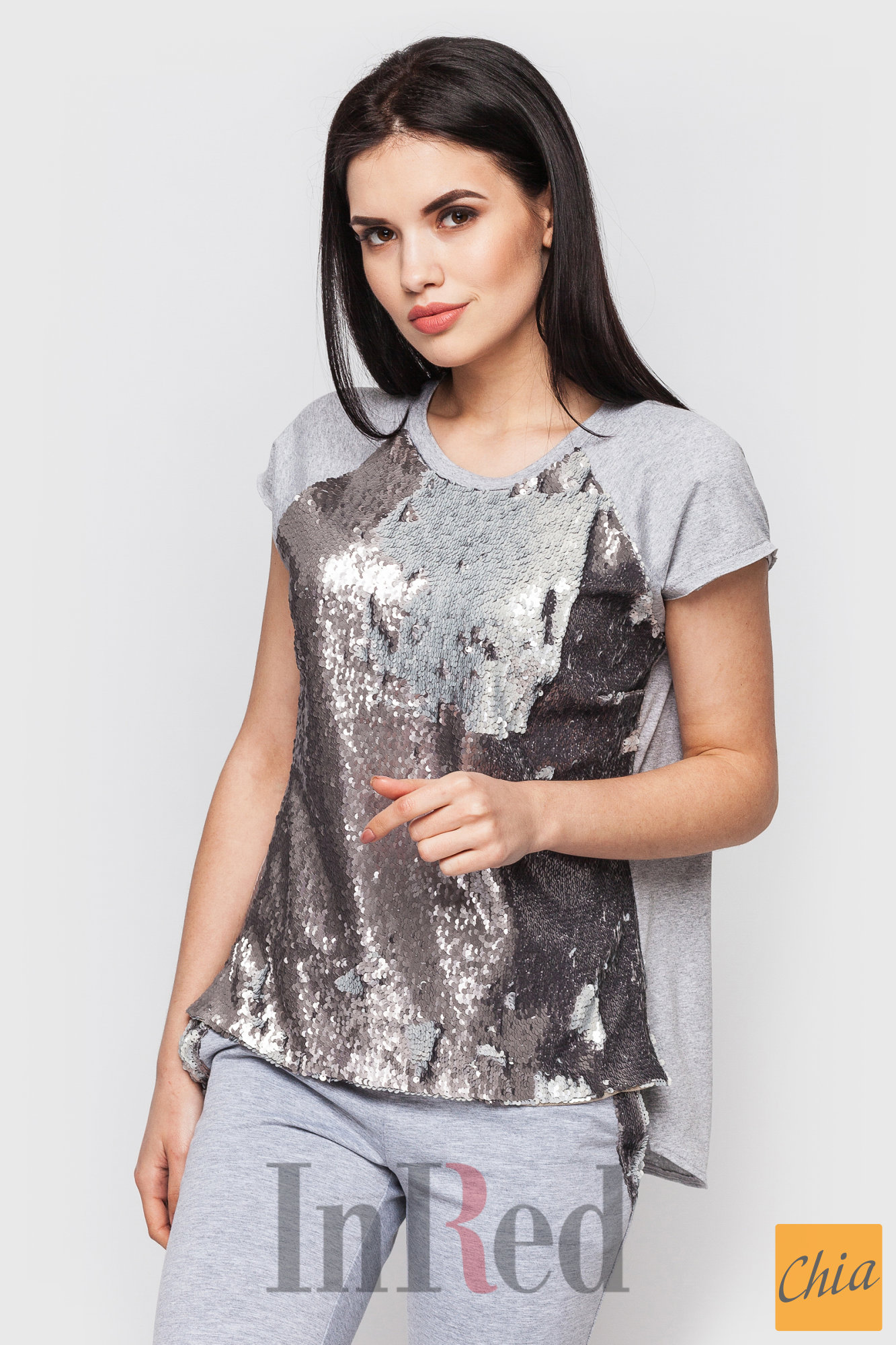 Костюм "VOUGE" серый