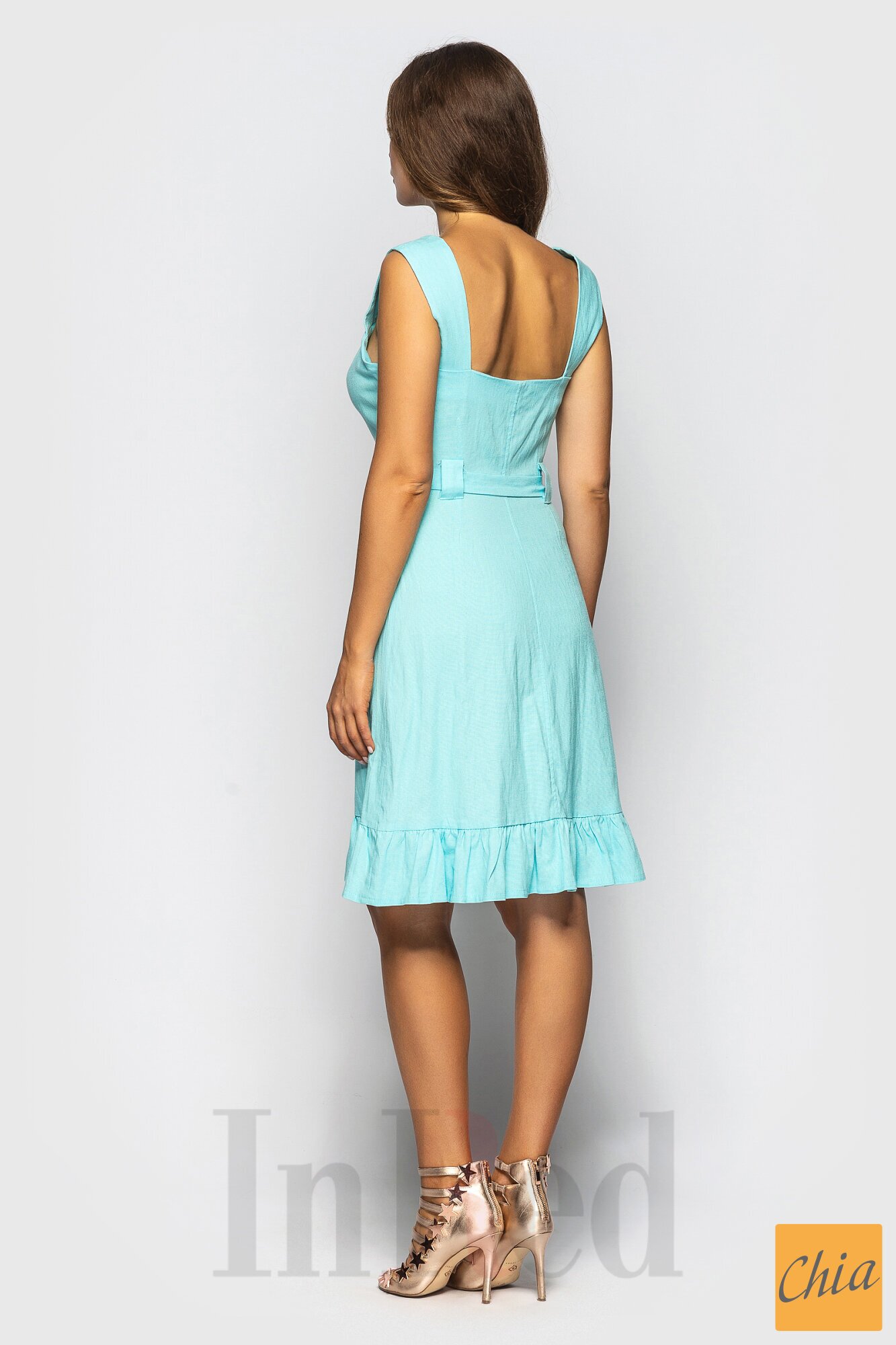 Платье "LANA" голубое