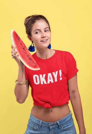 Oldisen: Женская футболка "OKAY-2" WTO-011 - фото 1