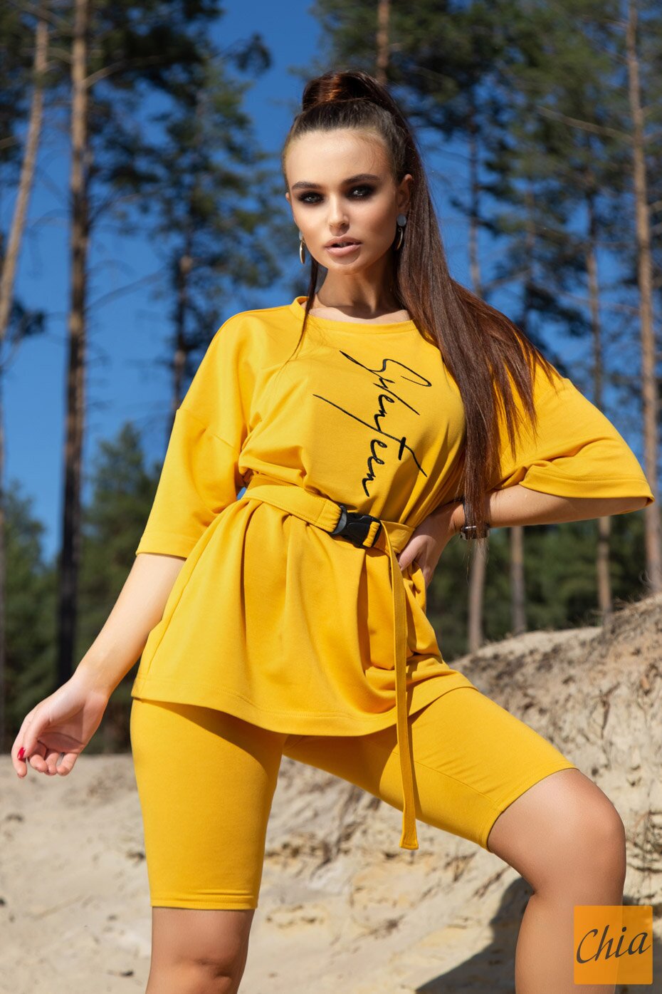 Спортивный костюм с велосипедками