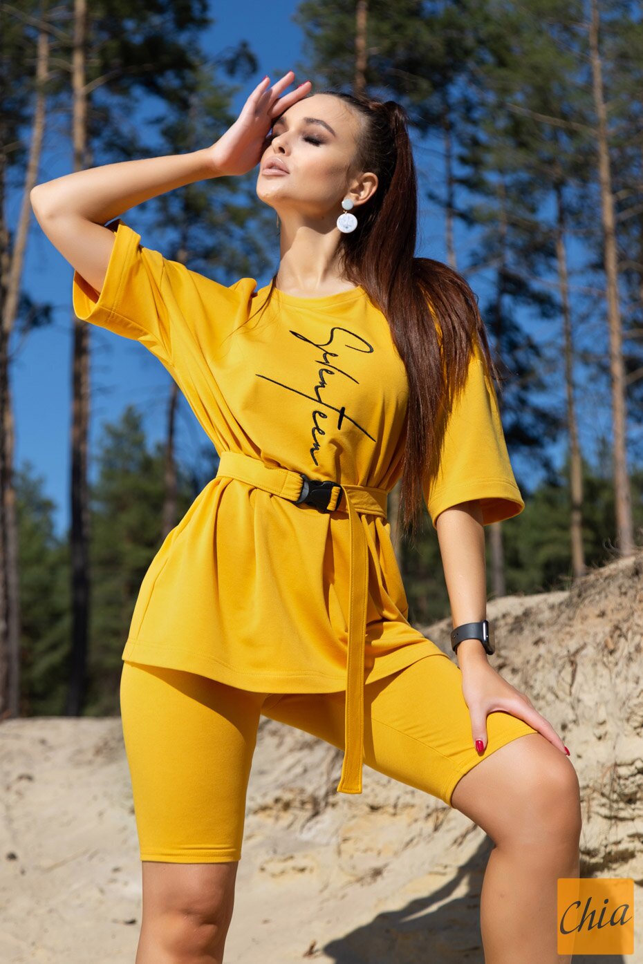 Спортивный костюм с велосипедками