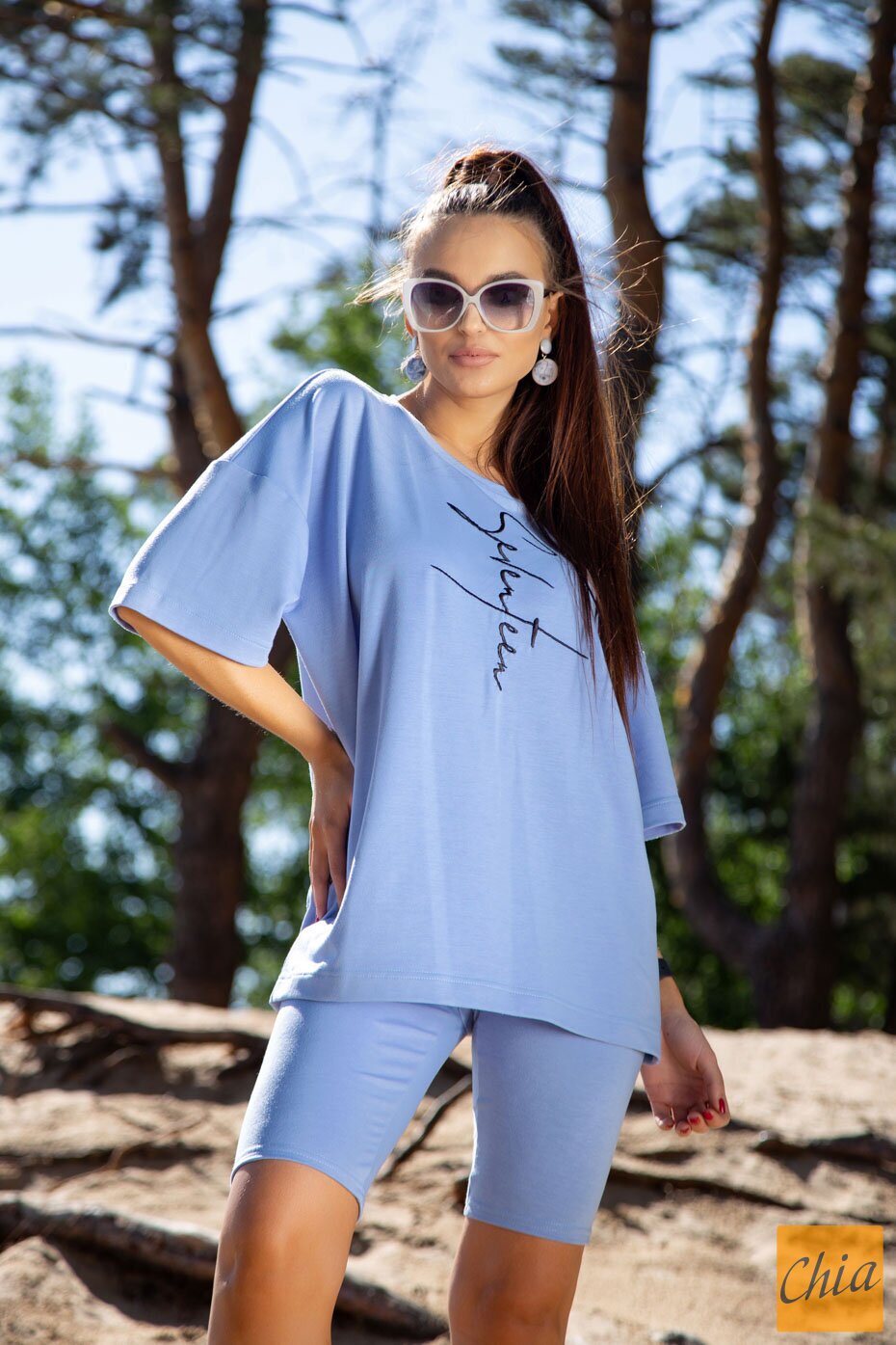 Спортивный костюм с велосипедками