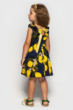 Larionoff: Платье Milana Темно-синий лимон 001346 - фото 2