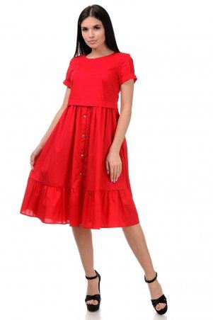 A.G.: Платье «Анфиса» 405 красный - фото 1