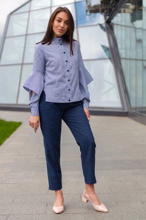 First Land Fashion: Блузка Каприз-1 в полоску ФБК 3103 - фото 2