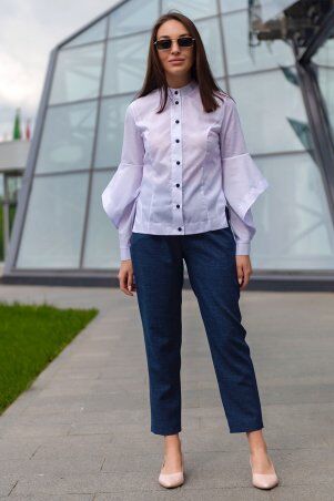 First Land Fashion: Блузка Каприз-1 белая ФБК 3101 - фото 1