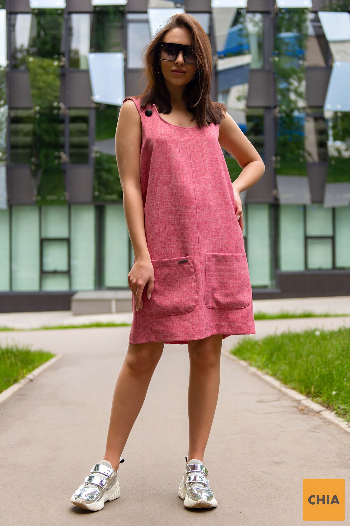 Сарафан Сандра розовый