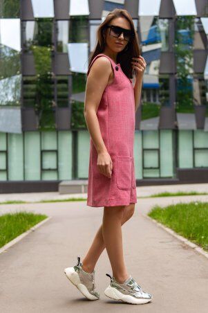 First Land Fashion: Сарафан Сандра розовый ФСС 3086 - фото 3