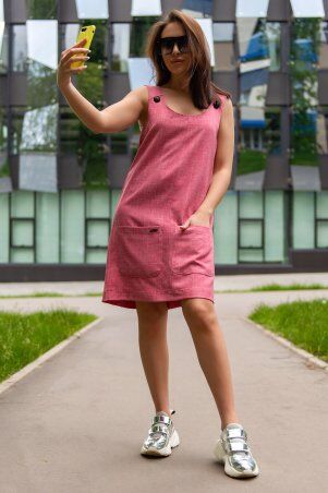 First Land Fashion: Сарафан Сандра розовый ФСС 3086 - фото 4