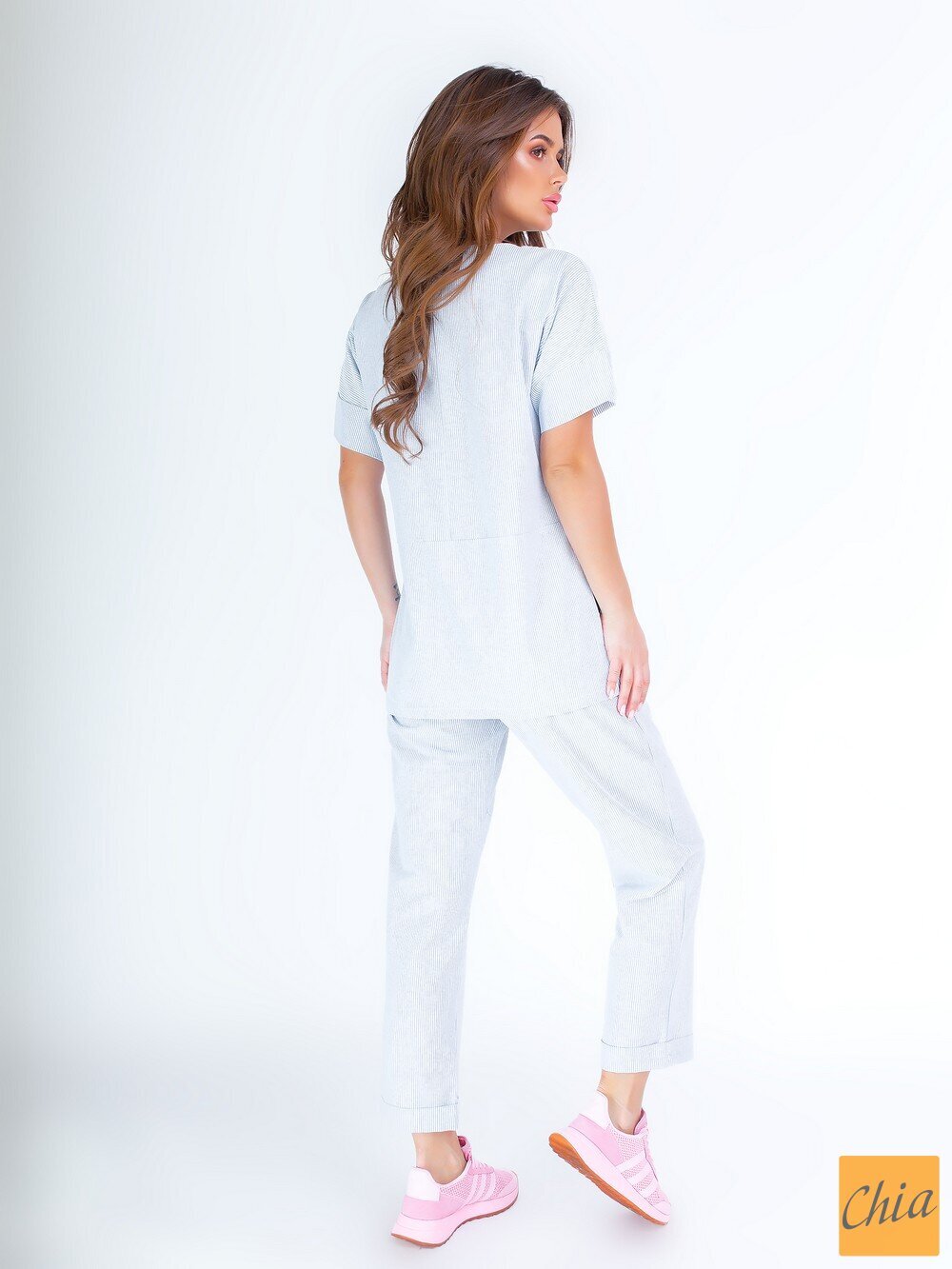 Костюм 216466 бело-синий