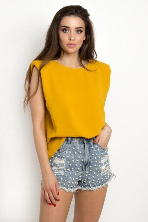 Футболка с подплечниками Ibiza креп