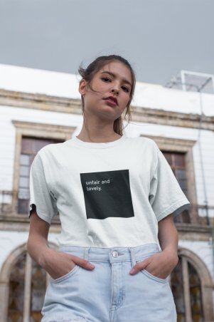 Oldisen: Женская футболка "unfair and lovely-1" WTUL-101 - фото 1