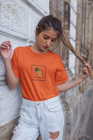 Oldisen: Женская футболка "Морковка-1" WTM-511 - фото 1