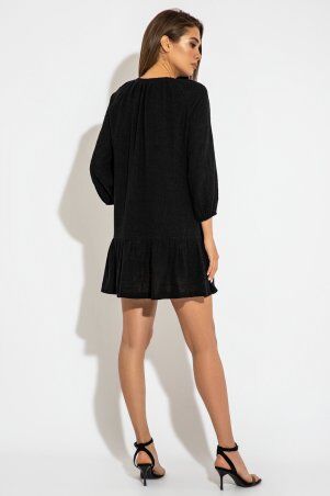Itelle: Сукня чорного кольору з вишитого батиста Ліара 51184 - фото 2