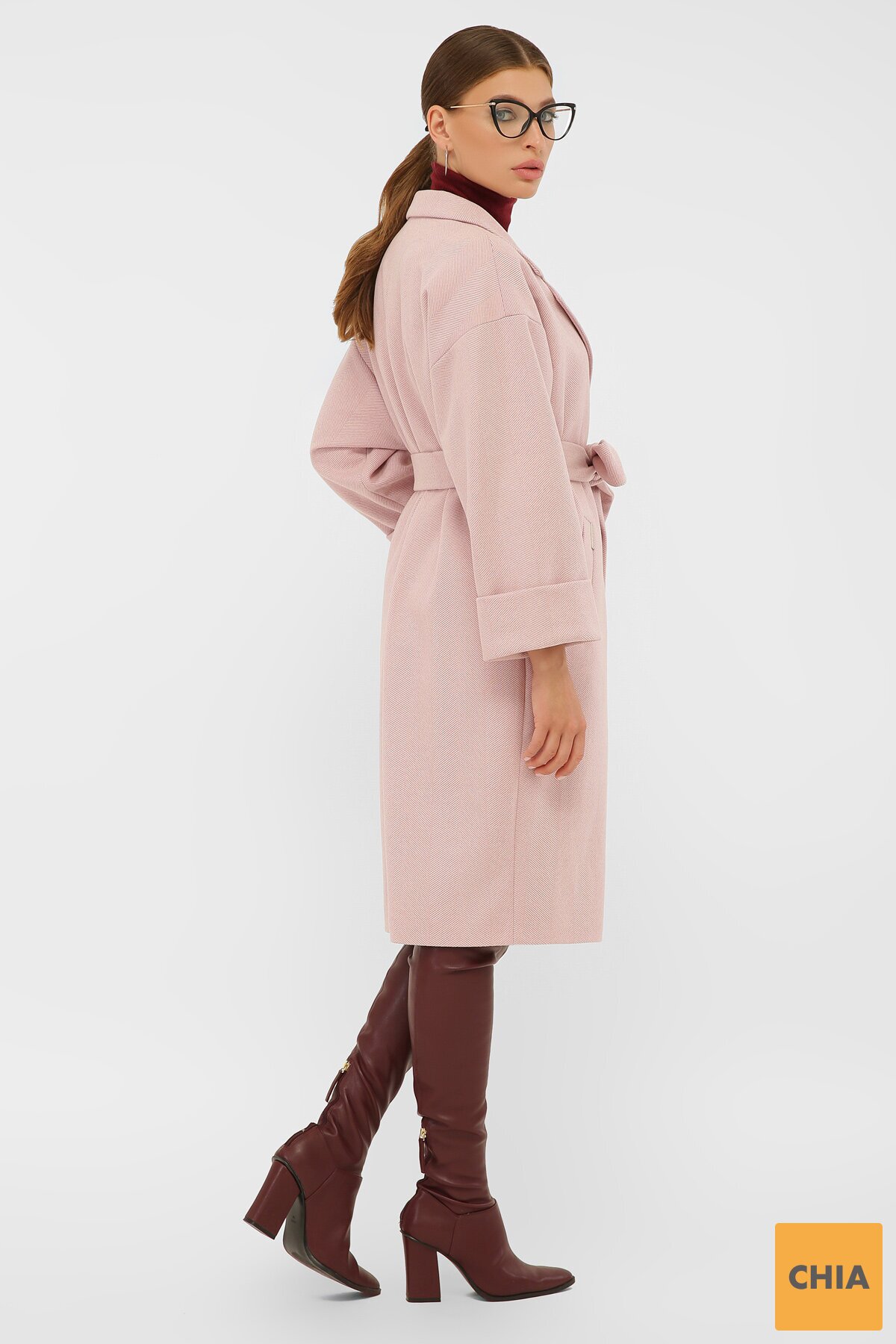 Пальто П-300-100 2331-пудра