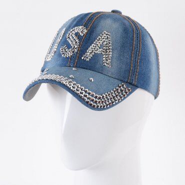 Cherya Group: Бейсболка GJD16065 светлый джинс - фото 1