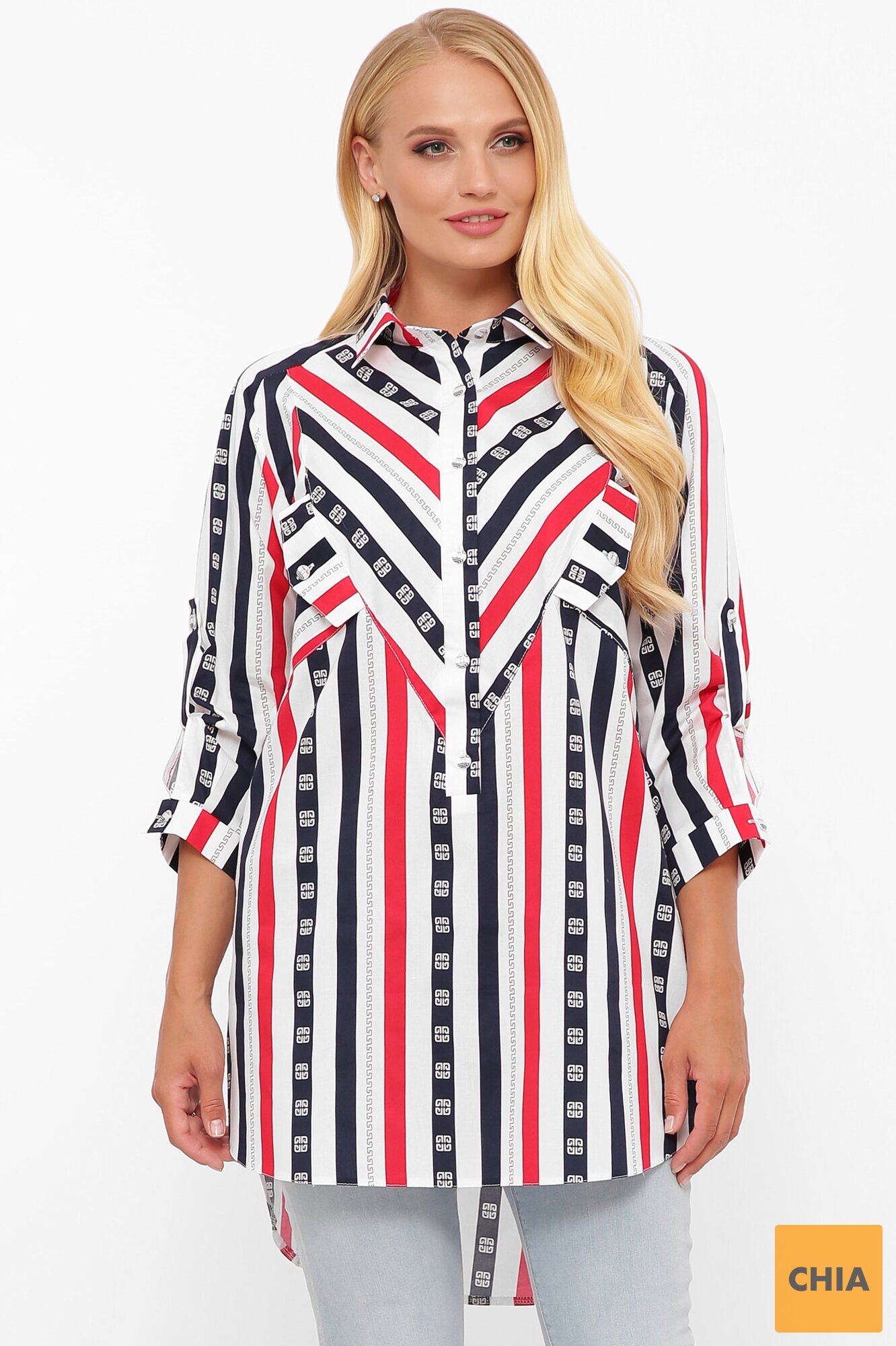 Рубашка Стиль полоса